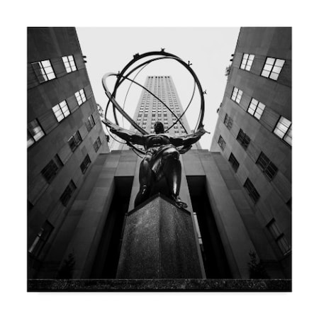 Nina Papiorek 'Nyc Rockefeller' Canvas Art,14x14